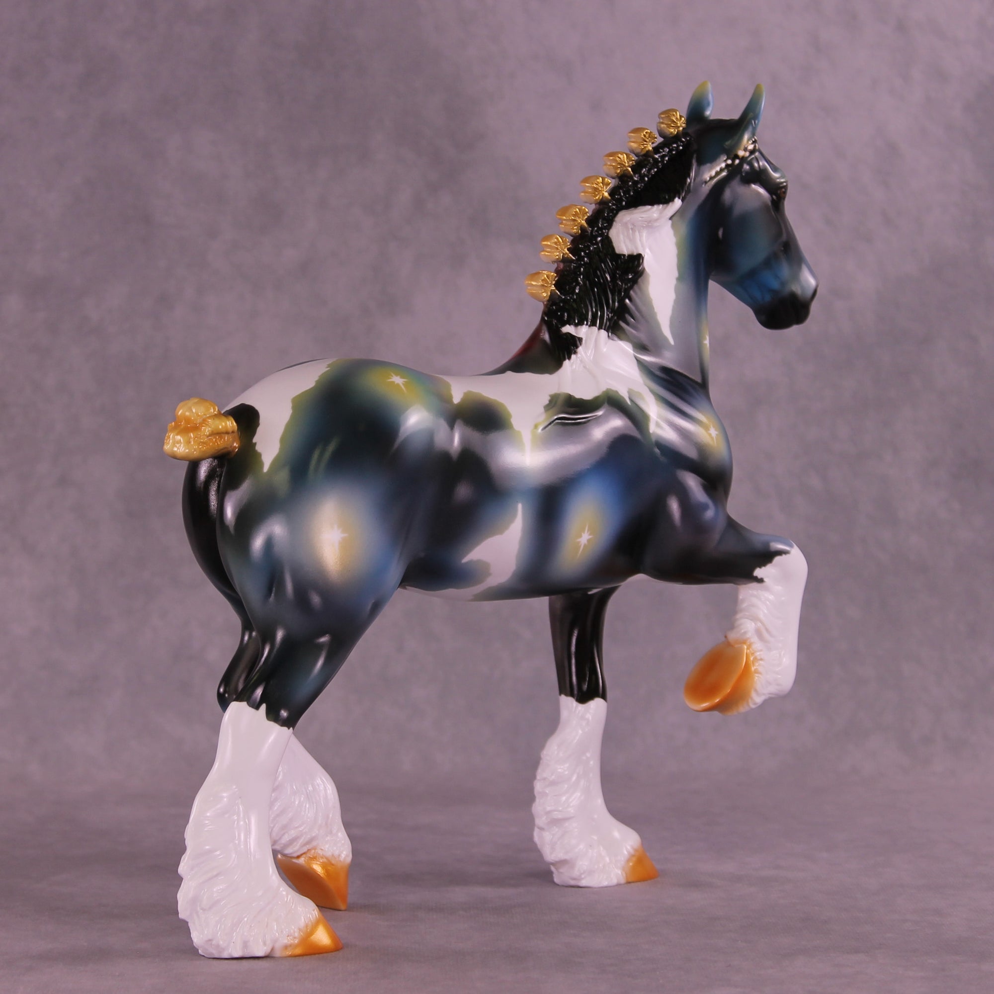 Magical Smile OOAK Trotting Drafter by Enrique Duarte HS25