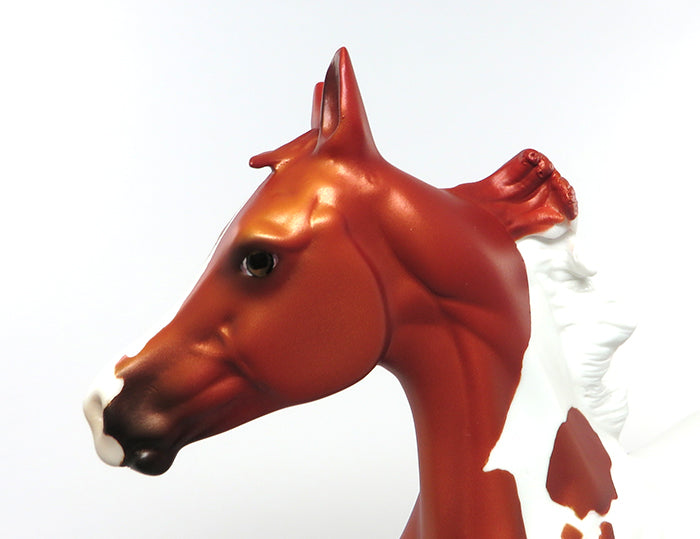 MERIDA-LE-10 CHESTNUT PAINT YEARLING MODEL HORSE EQ 2016 7/27