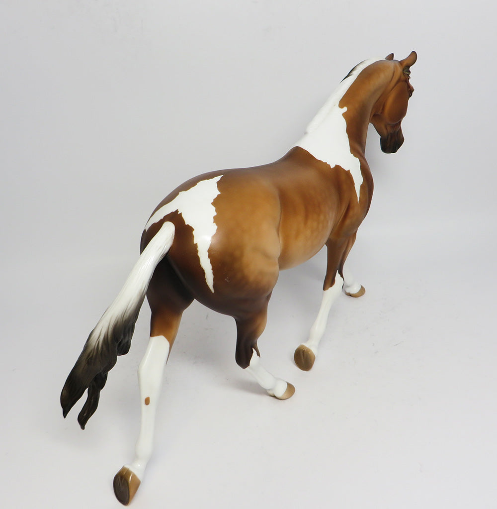 MILES OF MEMORIES-OOAK DAPPLE BUCKSKIN PALOUSE MODEL HORSE 05/04/17