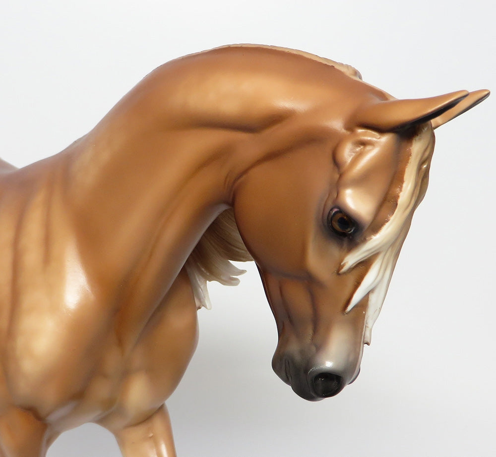 MILLENIUM PARK-OOAK STAR DAPPLE CHESTNUT THOROUGHBRED MODEL HORSE EQ 2017