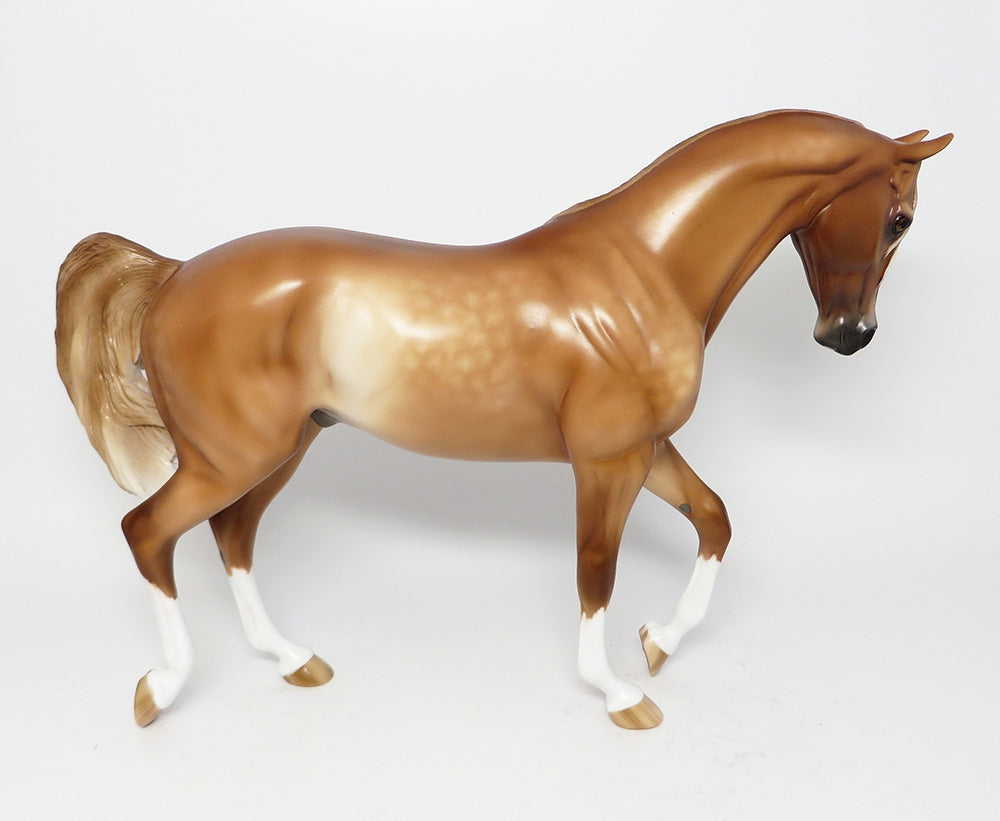 MILLENIUM PARK-OOAK STAR DAPPLE CHESTNUT THOROUGHBRED MODEL HORSE EQ 2017