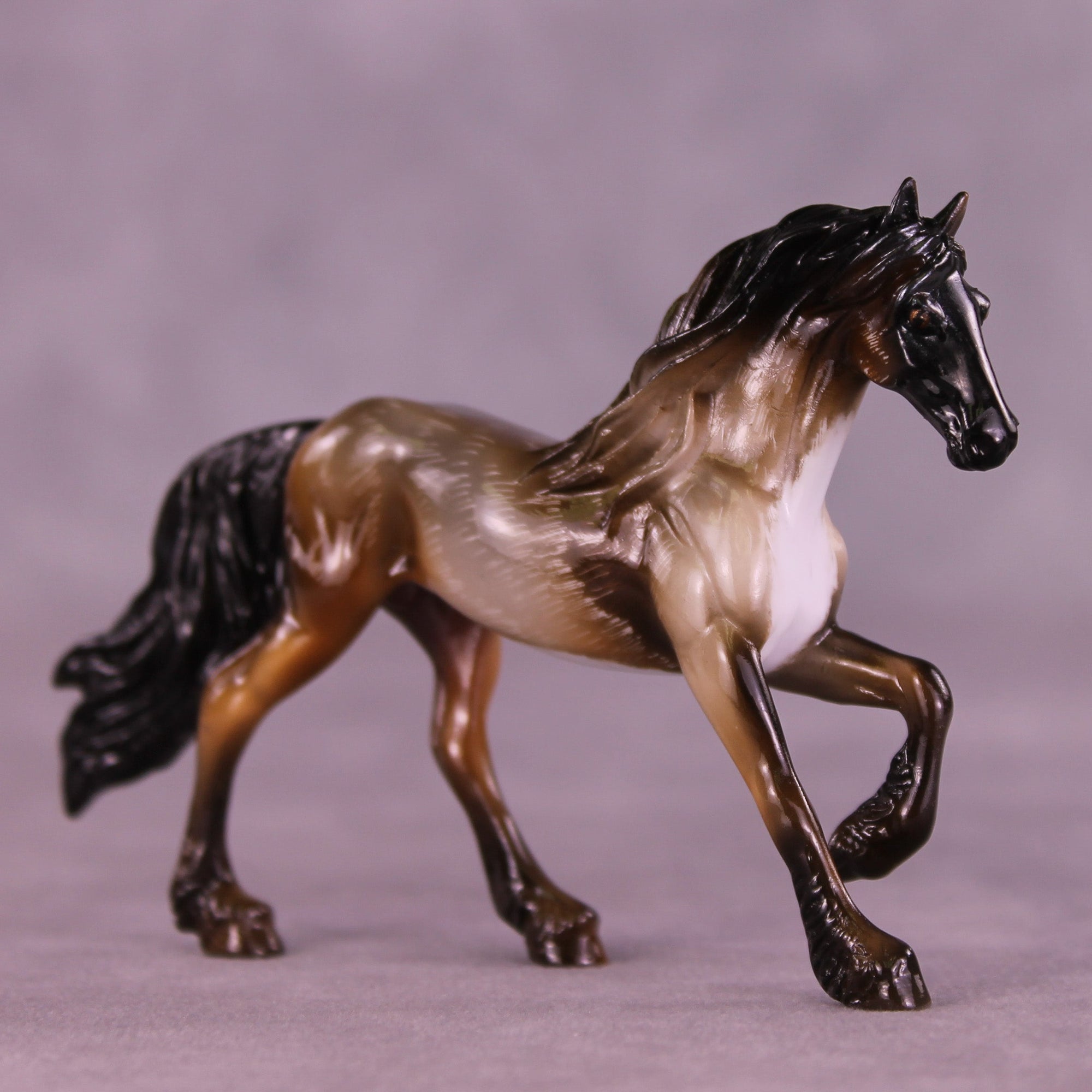 Milo OOAK Chip Friesian by Kike (Enrique) Duarte MS25