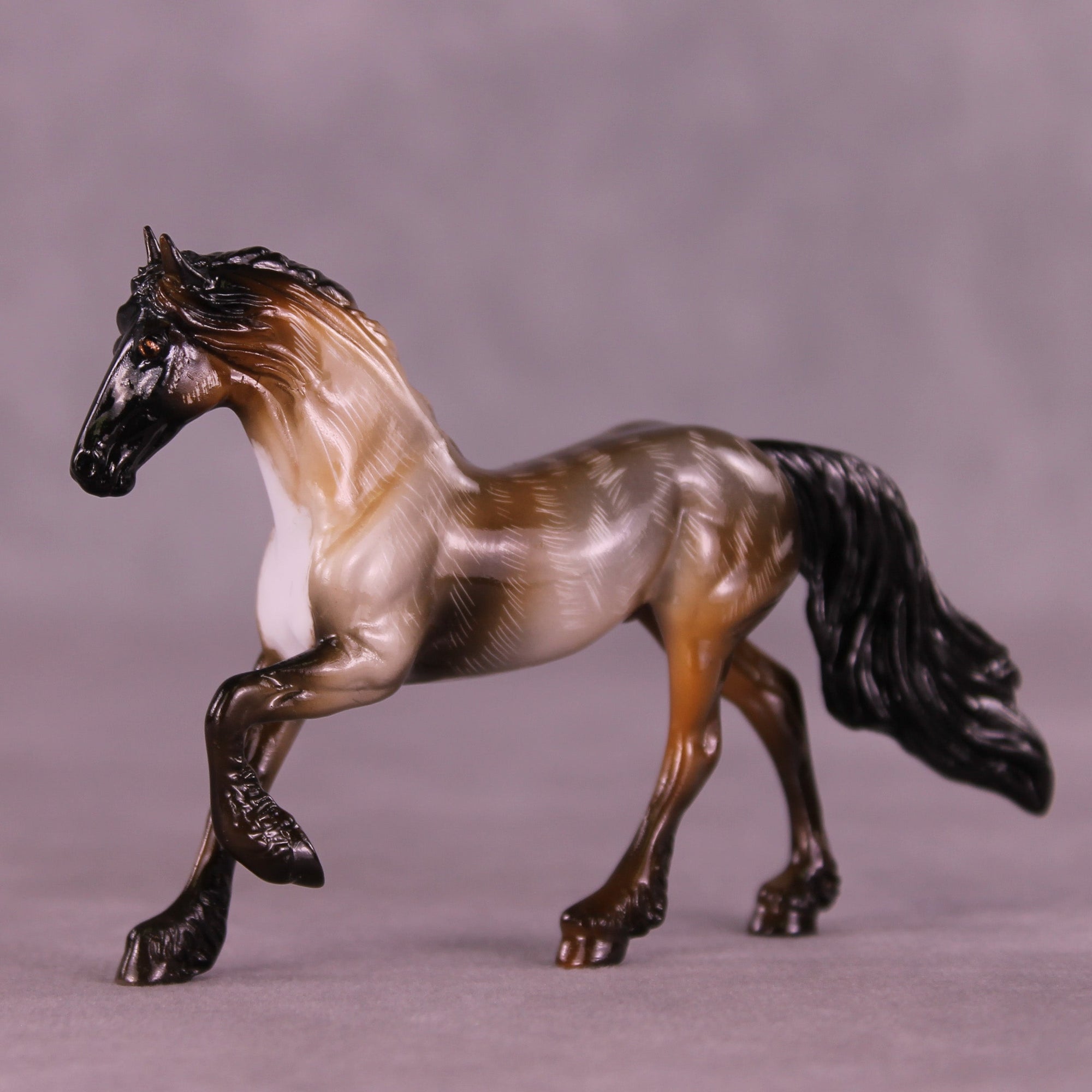 Milo OOAK Chip Friesian by Kike (Enrique) Duarte MS25