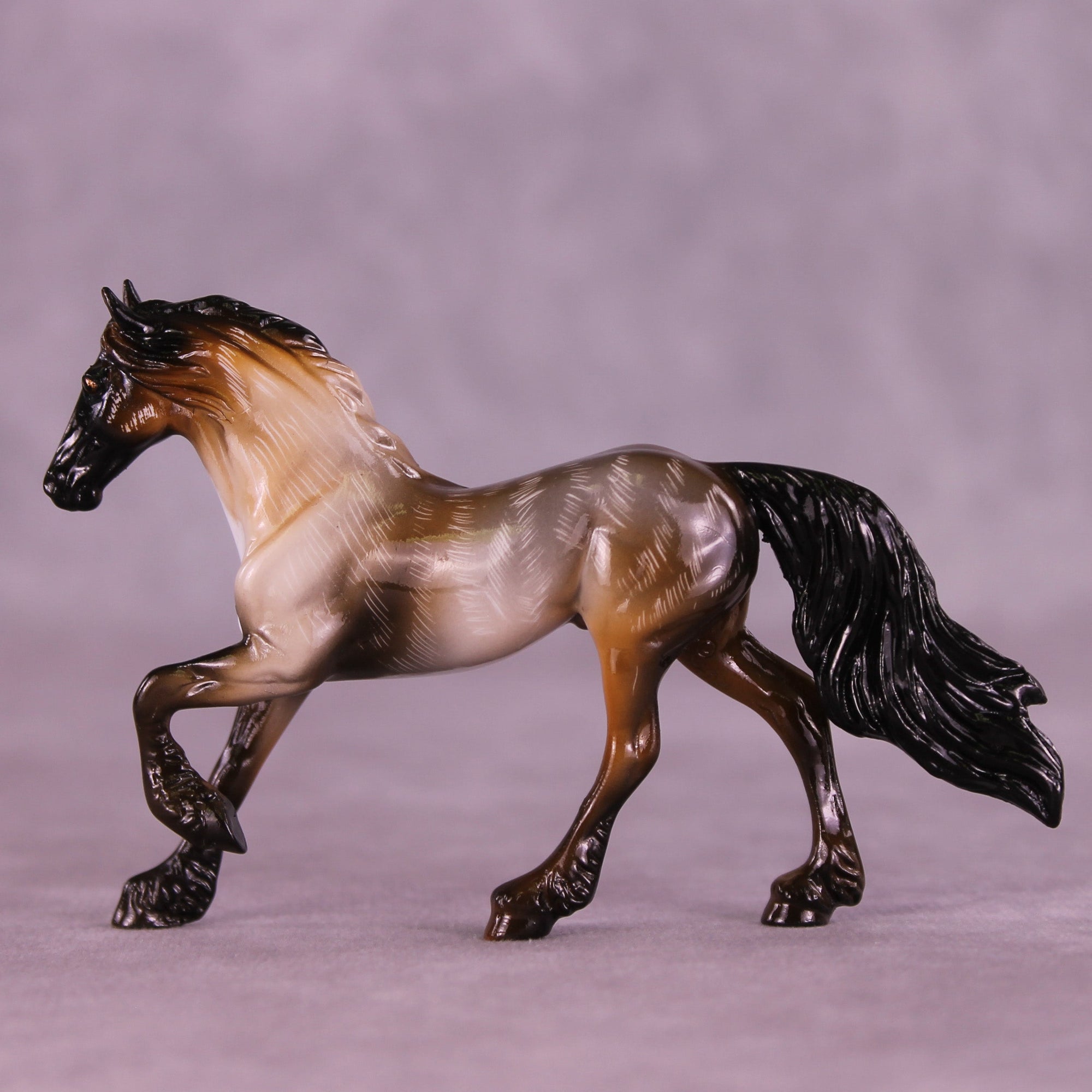 Milo OOAK Chip Friesian by Kike (Enrique) Duarte MS25