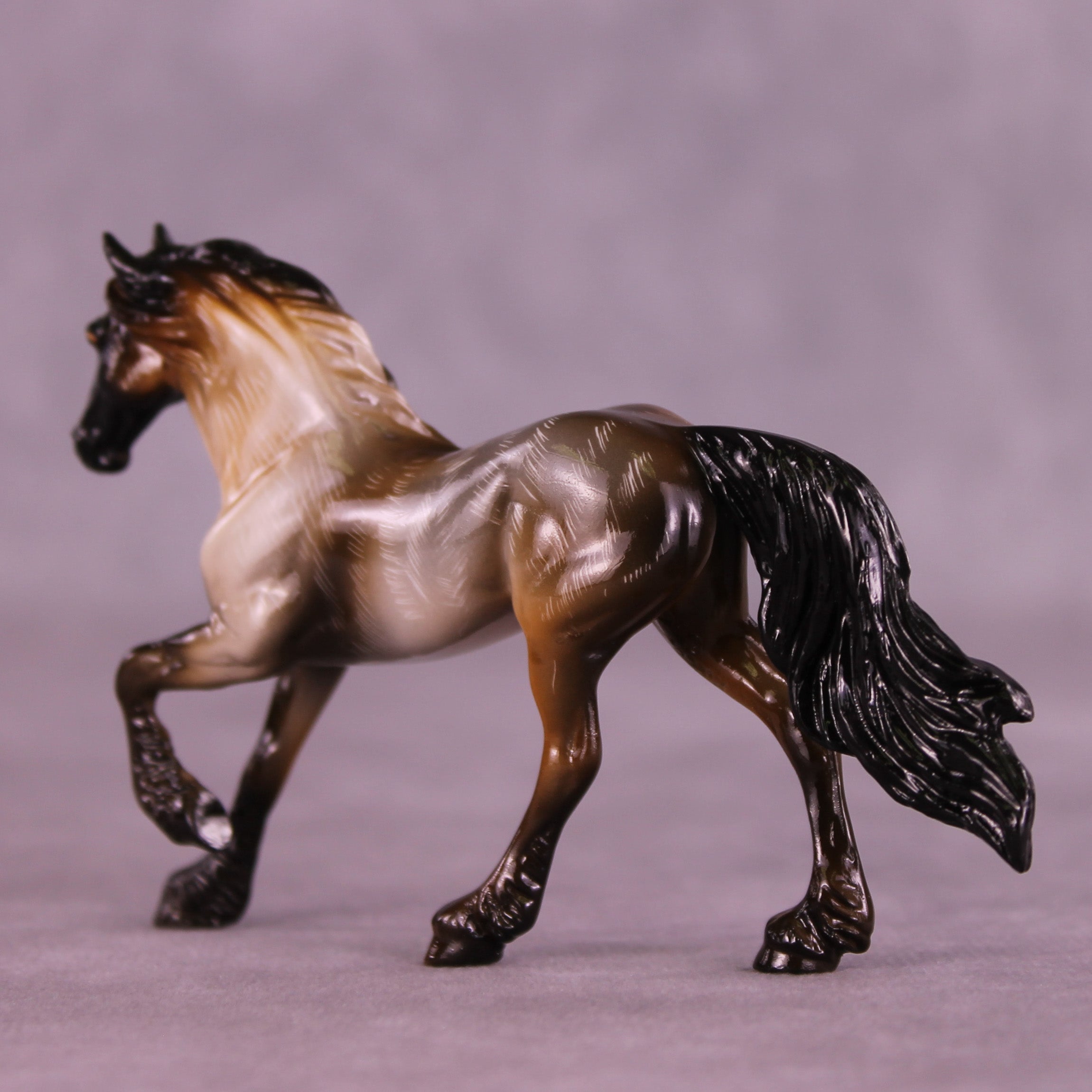 Milo OOAK Chip Friesian by Kike (Enrique) Duarte MS25