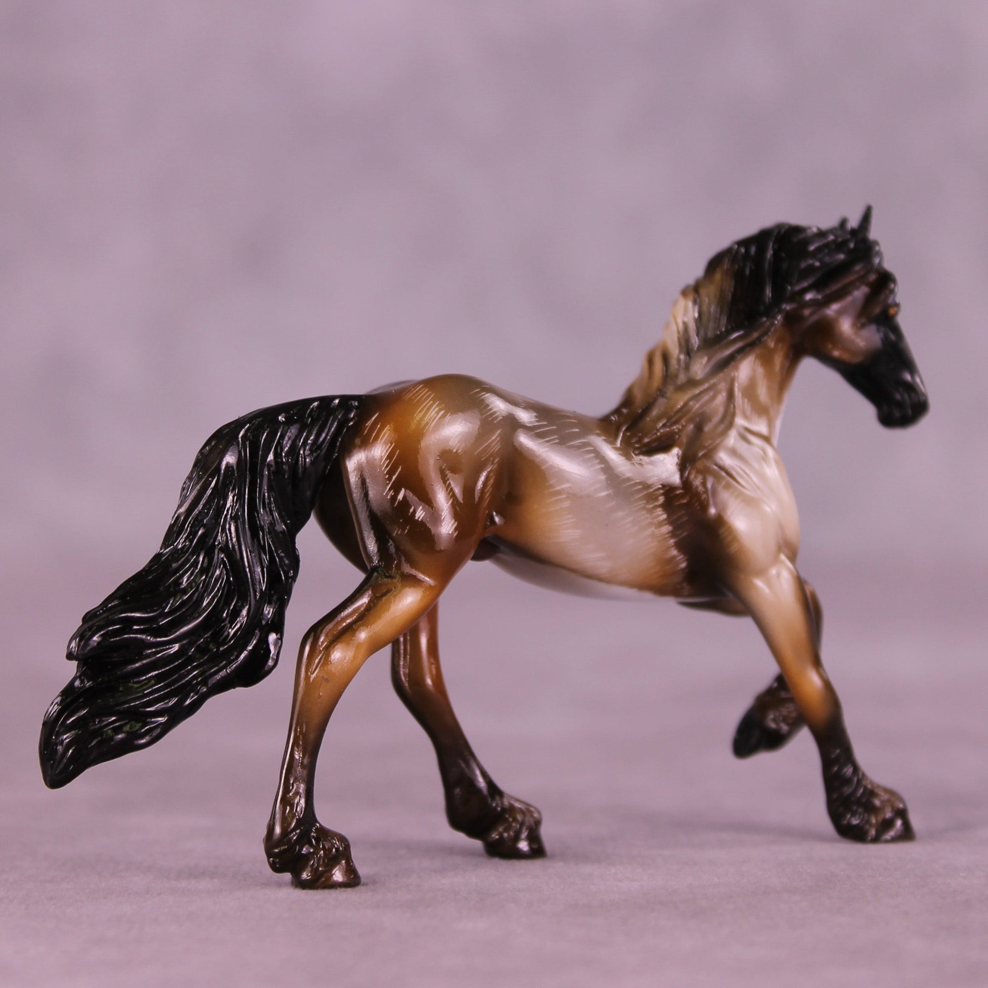 Milo OOAK Chip Friesian by Kike (Enrique) Duarte MS25