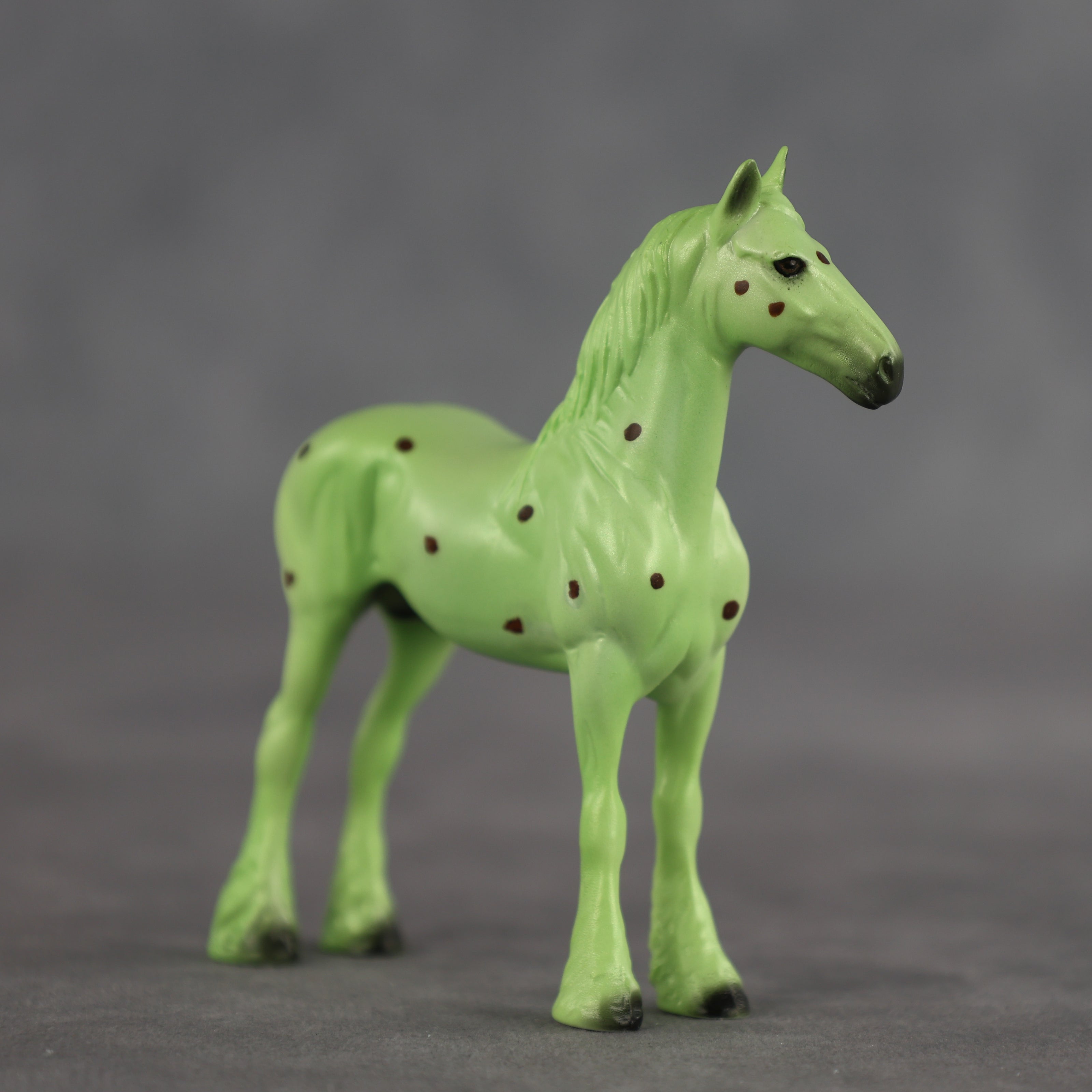 Mint Chocolate Chip OOAK Chip Standing Drafter by Dawn Quick SCD26