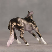 Mountain Peak OOAK Chip Cutting Horse by Ellen Robbins SHCF26