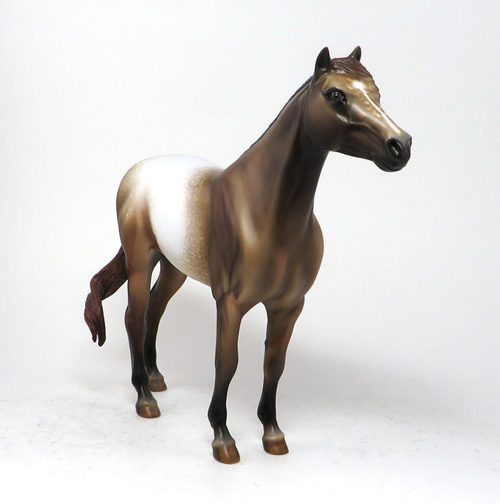 WILD THING - OOAK CHESTNUT ROAN APPALOOSA MODEL HORSE - 10/30