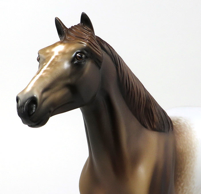 WILD THING - OOAK CHESTNUT ROAN APPALOOSA MODEL HORSE - 10/30