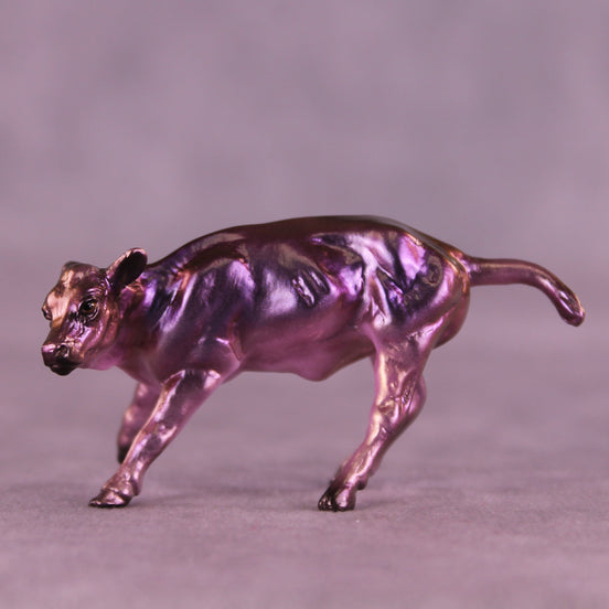 Mystical OOAK Chip Cow by Erin Corbett HS25