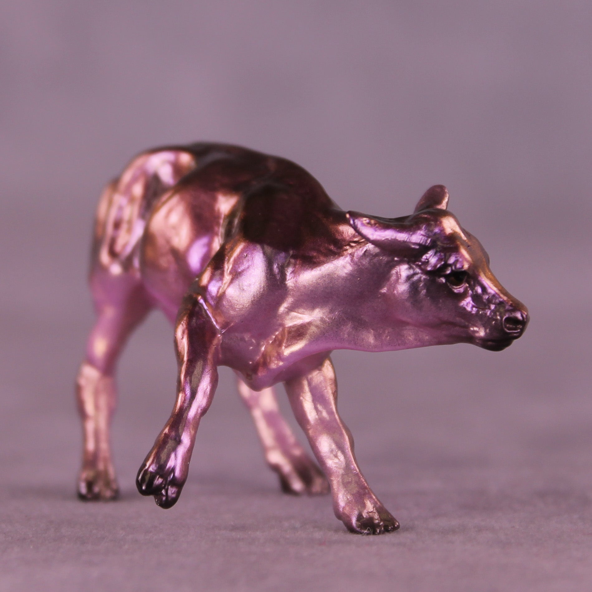 Mystical OOAK Chip Cow by Erin Corbett HS25