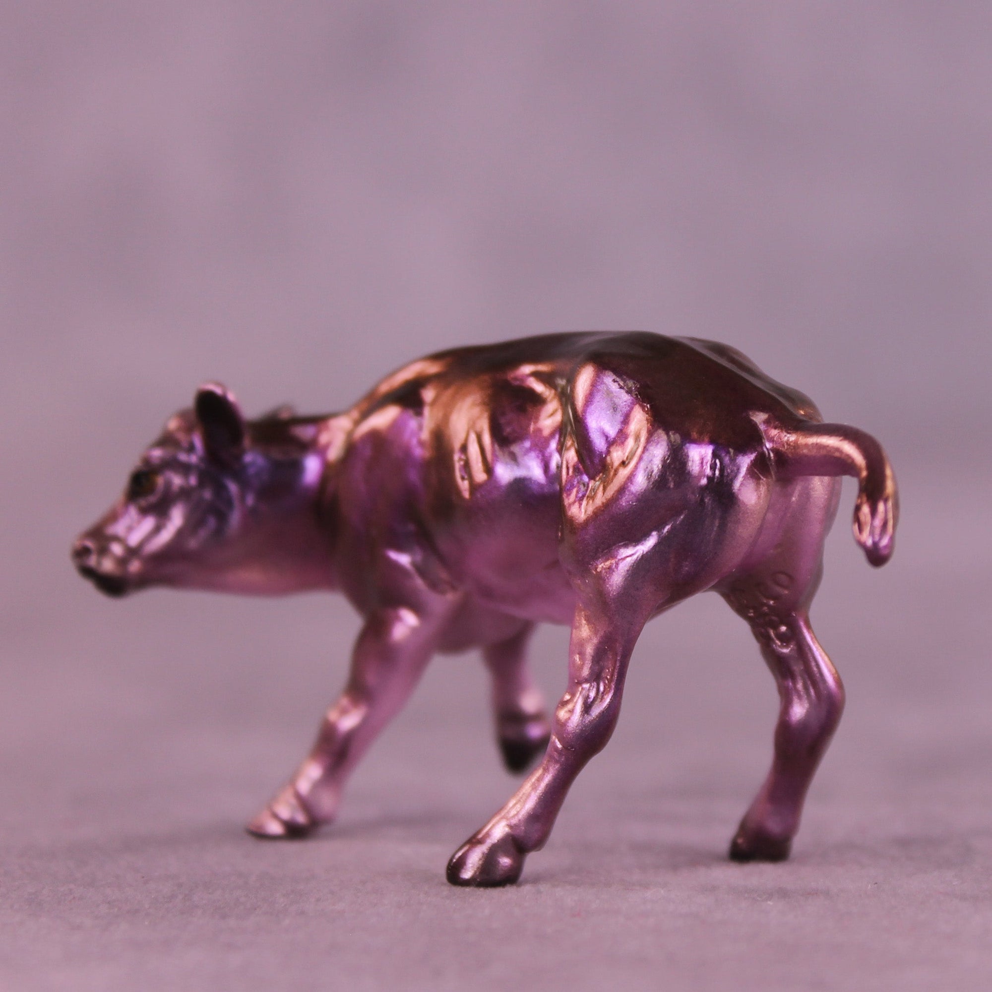 Mystical OOAK Chip Cow by Erin Corbett HS25