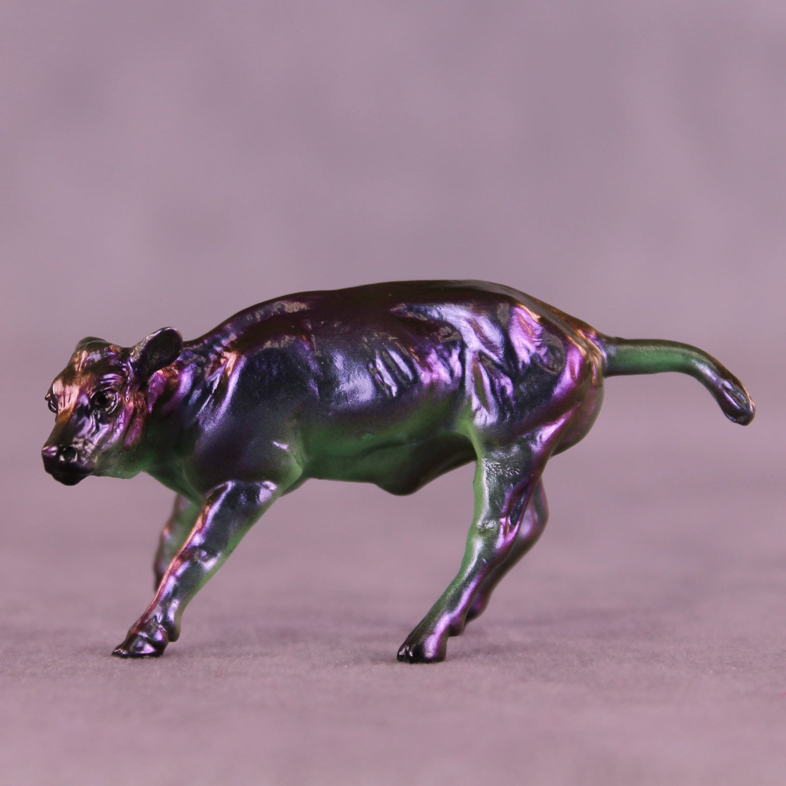 Mythical OOAK Chip Cow by Erin Corbett HS25