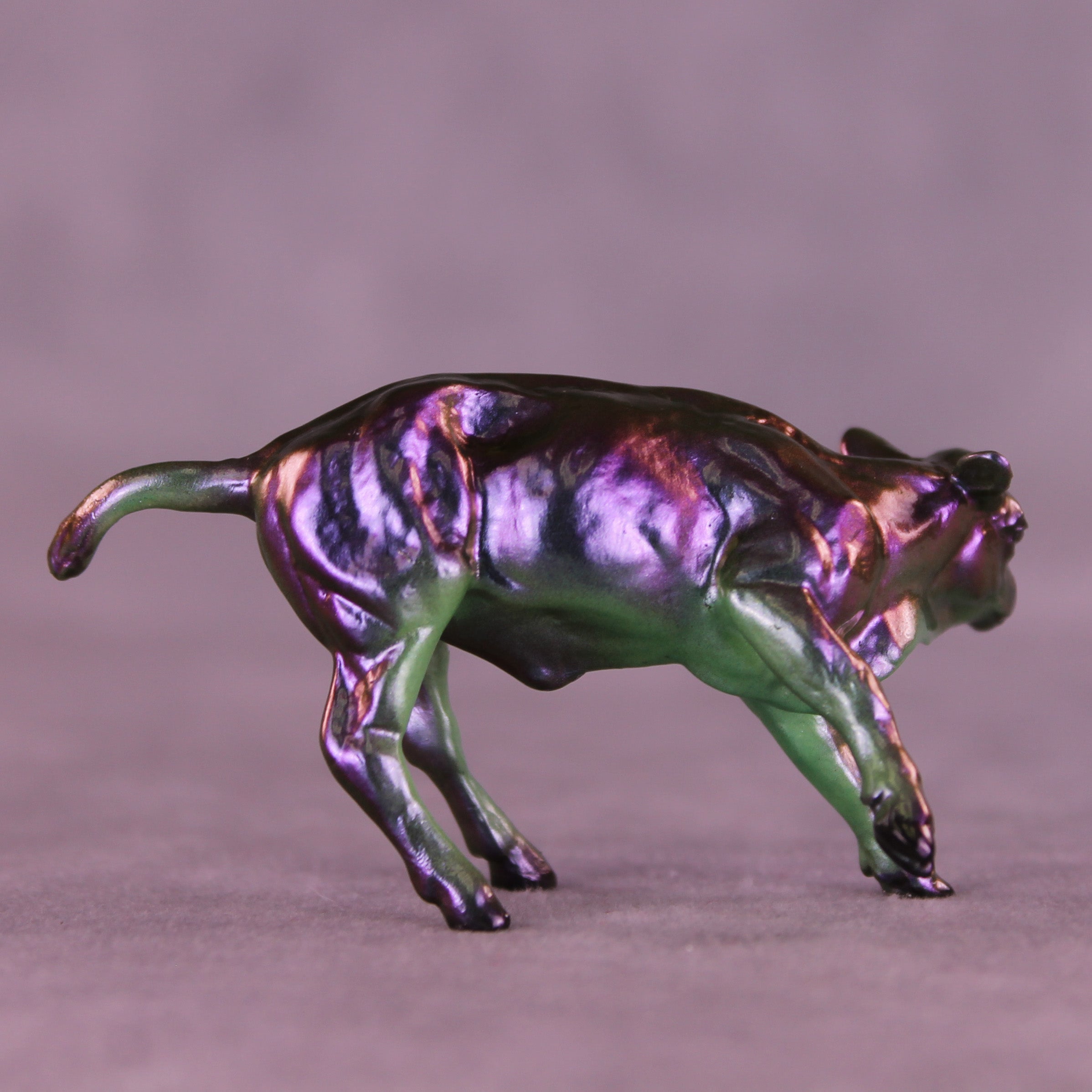 Mythical OOAK Chip Cow by Erin Corbett HS25