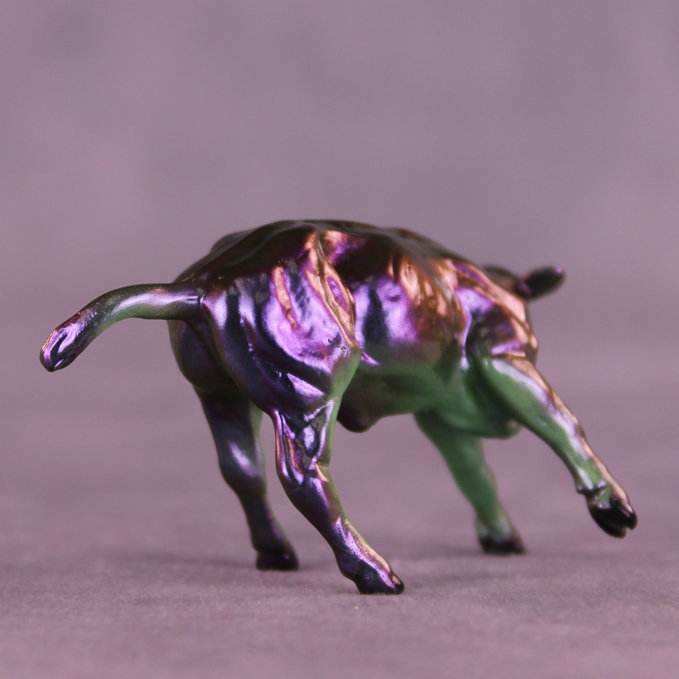 Mythical OOAK Chip Cow by Erin Corbett HS25