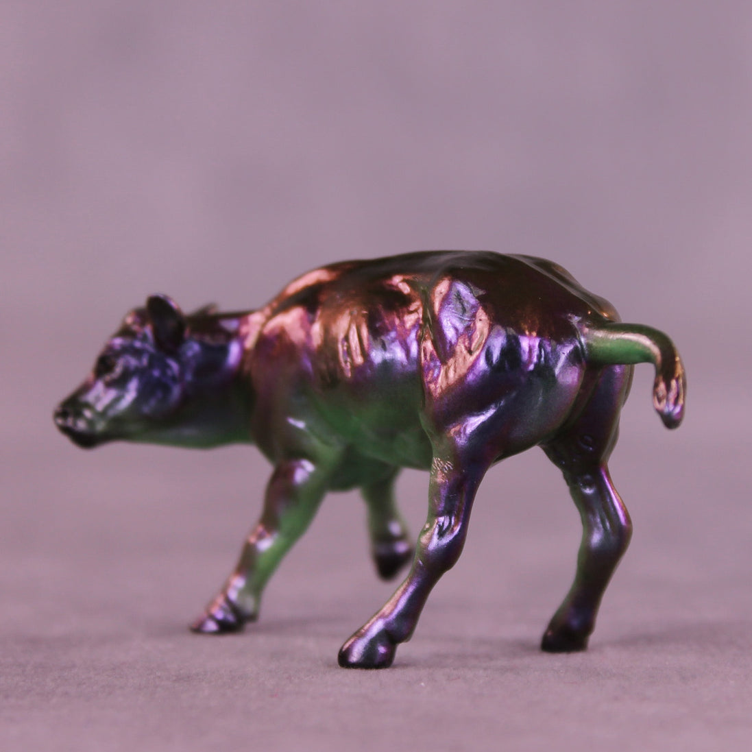 Mythical OOAK Chip Cow by Erin Corbett HS25
