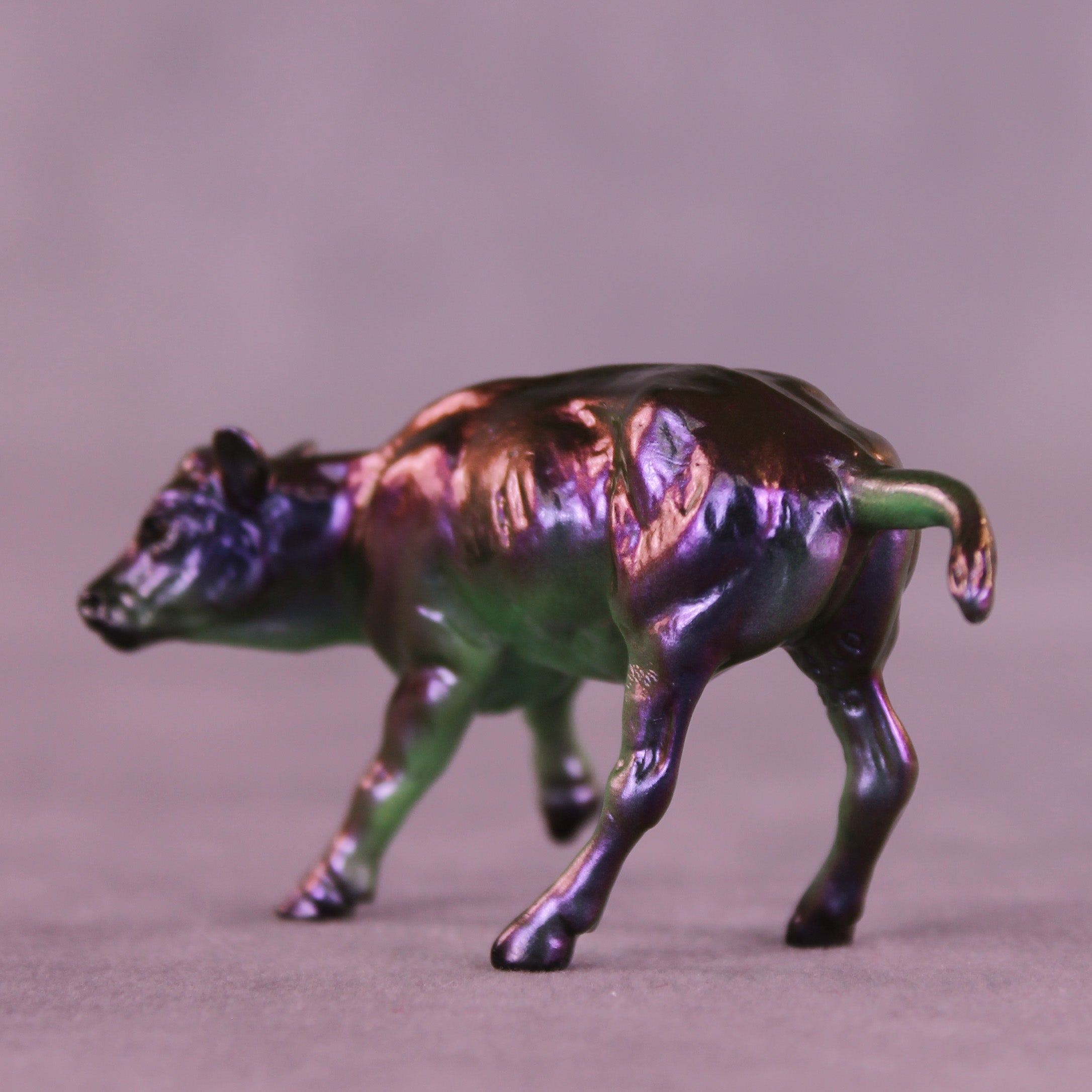 Mythical OOAK Chip Cow by Erin Corbett HS25