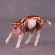 Mythic Drop OOAK Chip Cow by Jamie Adamson