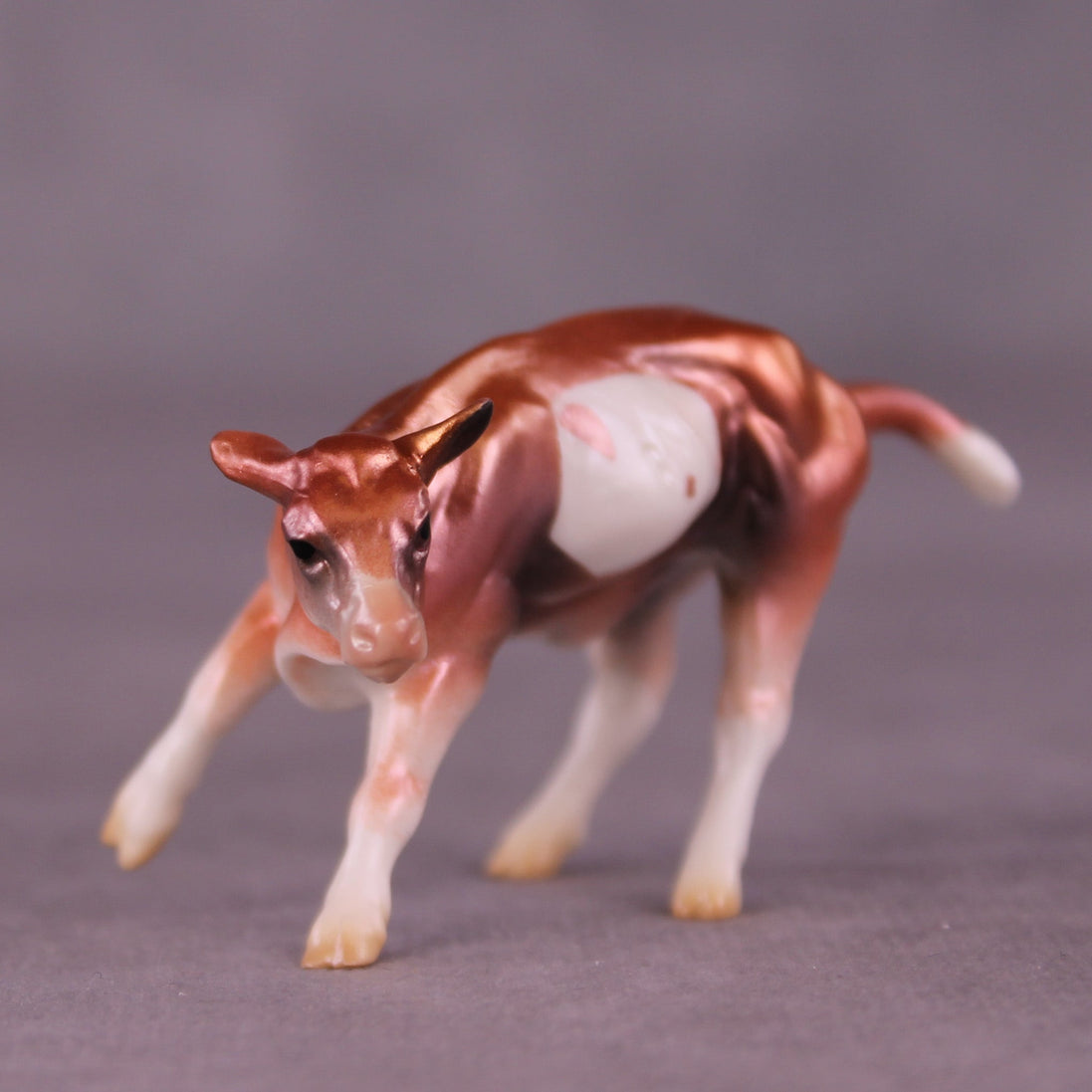 Mythic Drop OOAK Chip Cow by Jamie Adamson