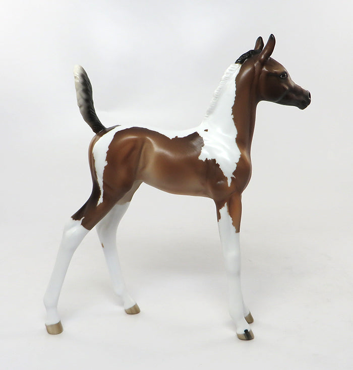BELLEZA-LIMITED EDITION BAY TOBIANO FOAL MODEL HORSE BY SHERYL LEISURE 7/20 *PRE-ORDER