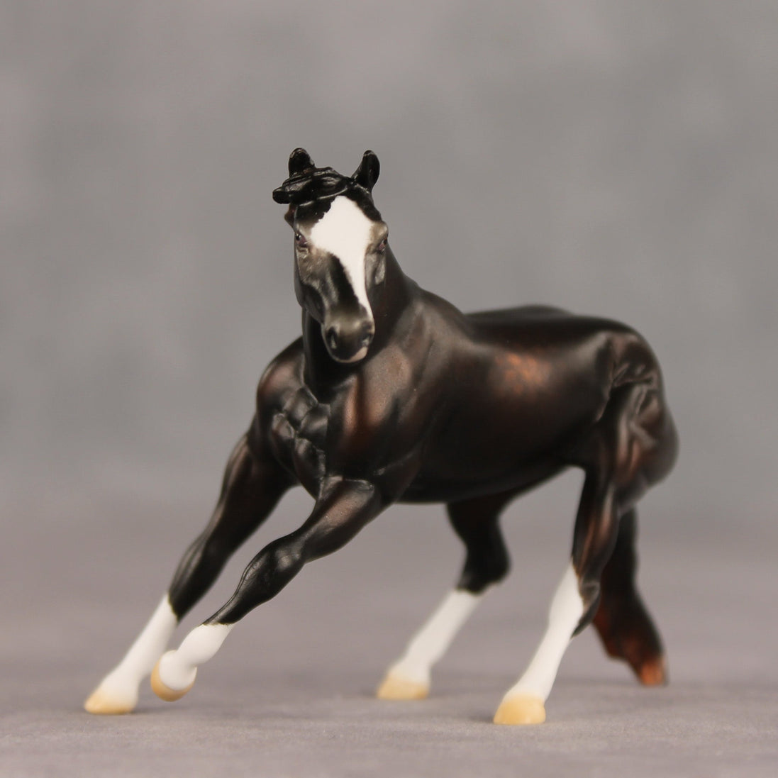 Night Tour OOAK Chip Cutting Horse by Ellen Robbins SHCF26