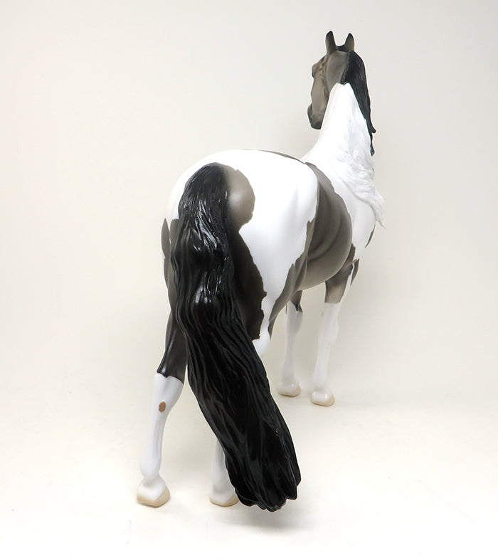 NOT TO FAST-LE-4 DAPPLE GREY PAINT MORGAN MODEL HORSE 4/21