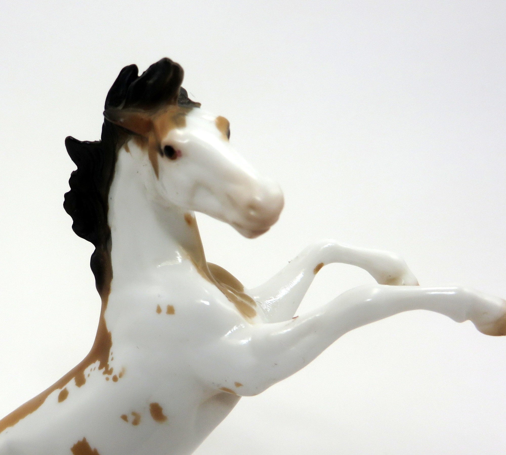 SUGAR BABIE - OOAK Buckskin Rearing Chips Paint Model Horse - 9/22