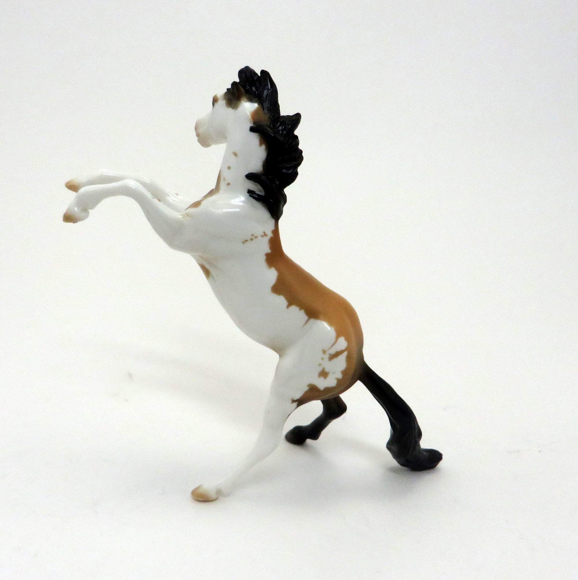 SUGAR BABIE - OOAK Buckskin Rearing Chips Paint Model Horse - 9/22