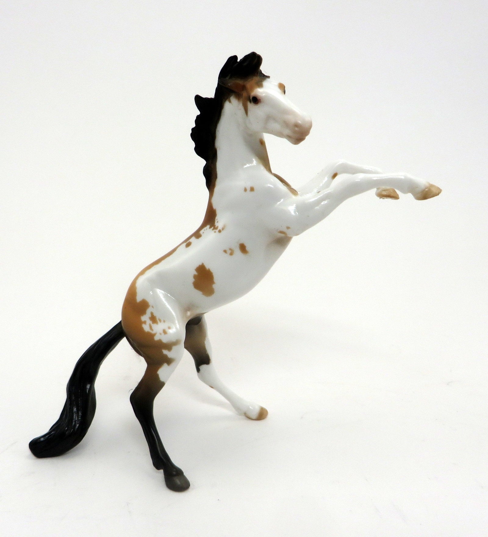 SUGAR BABIE - OOAK Buckskin Rearing Chips Paint Model Horse - 9/22