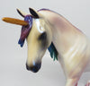 nyx~ooak multi colored pony unicorn model horse eq 2017