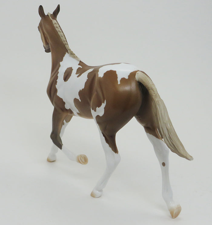 SAVANAH JO - OOAK PALOMINO PAINT YEARLING MODEL HORSE - 9/18
