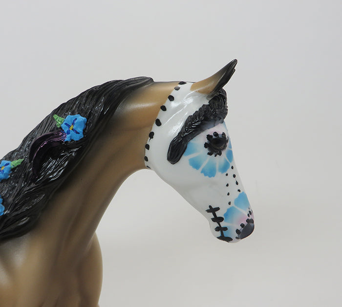 Fiesta -- OOAK Buckskin Stock Horse Sugar Skull Mare 9/17