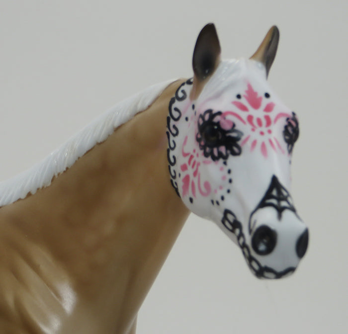 Eduardo -- OOAK-Palomino Stock Horse Sugar Skull 9/17