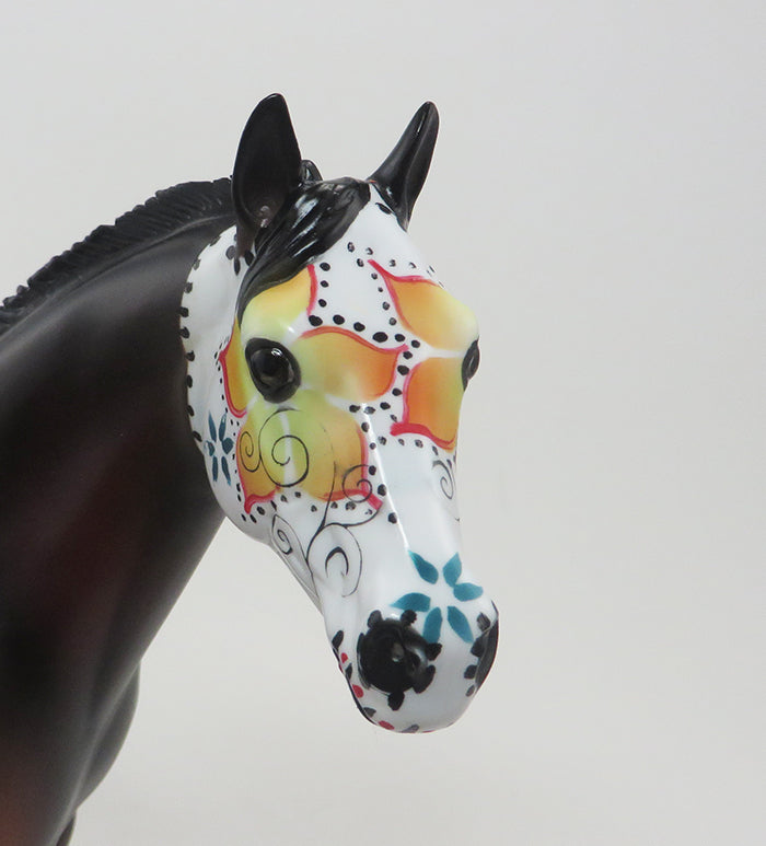 Katrina -- OOAK Bay Stock Horse Sugar Skull Mare 9/17