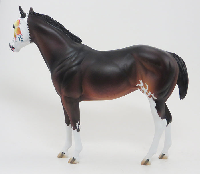 Katrina -- OOAK Bay Stock Horse Sugar Skull Mare 9/17