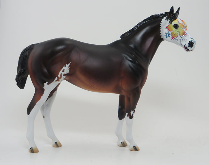 Katrina -- OOAK Bay Stock Horse Sugar Skull Mare 9/17