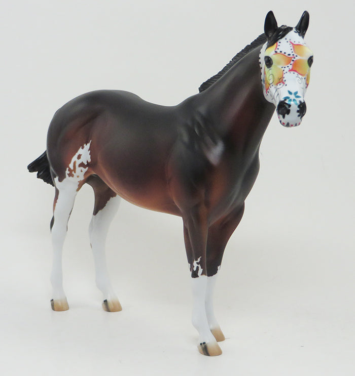 Katrina -- OOAK Bay Stock Horse Sugar Skull Mare 9/17