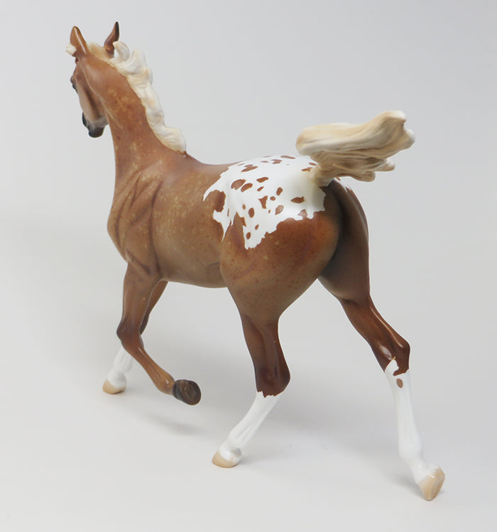 BEWITCHED - OOAK LIGHT CHESTNUT APPALOOSA MODEL HORSE - 9/18