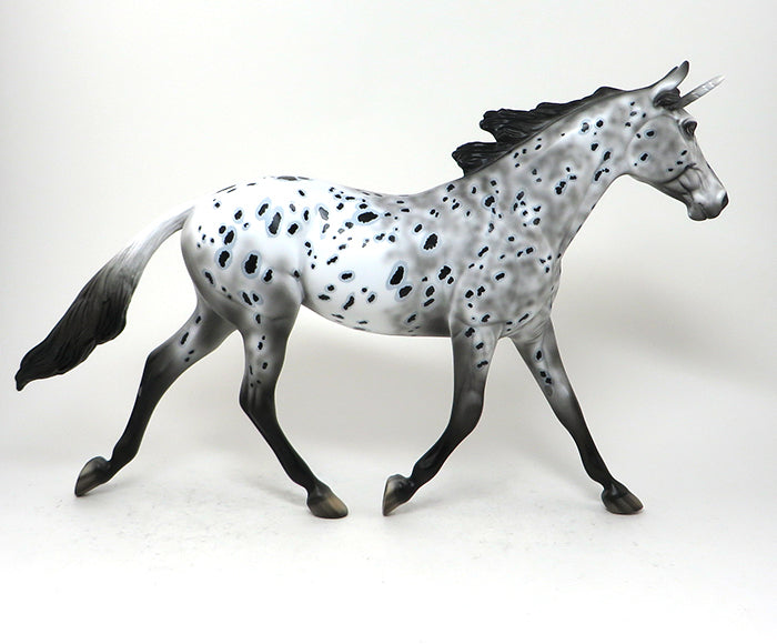 CANDY - OOAK APPALOOSA UNICORN MODEL HORSE - 10/30