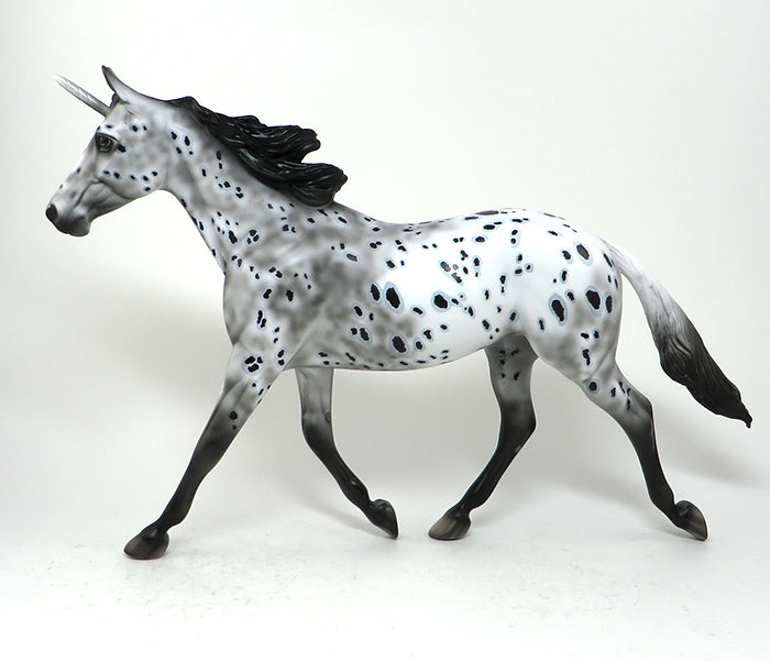 CANDY - OOAK APPALOOSA UNICORN MODEL HORSE - 10/30