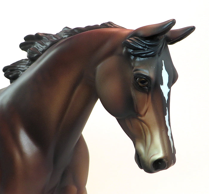 GRETSKY - OOAK DAPPLE BAY PALOUSE MODEL HORSE - 1/28