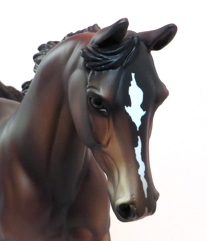 GRETSKY - OOAK DAPPLE BAY PALOUSE MODEL HORSE - 1/28