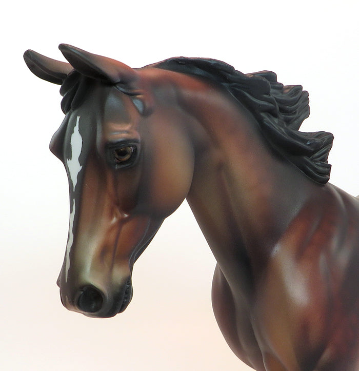GRETSKY - OOAK DAPPLE BAY PALOUSE MODEL HORSE - 1/28