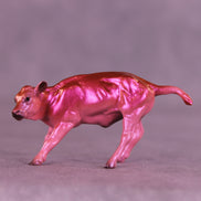 Peace OOAK Chip Cow by Erin Corbett VV26