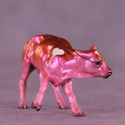 Peace OOAK Chip Cow by Erin Corbett VV26
