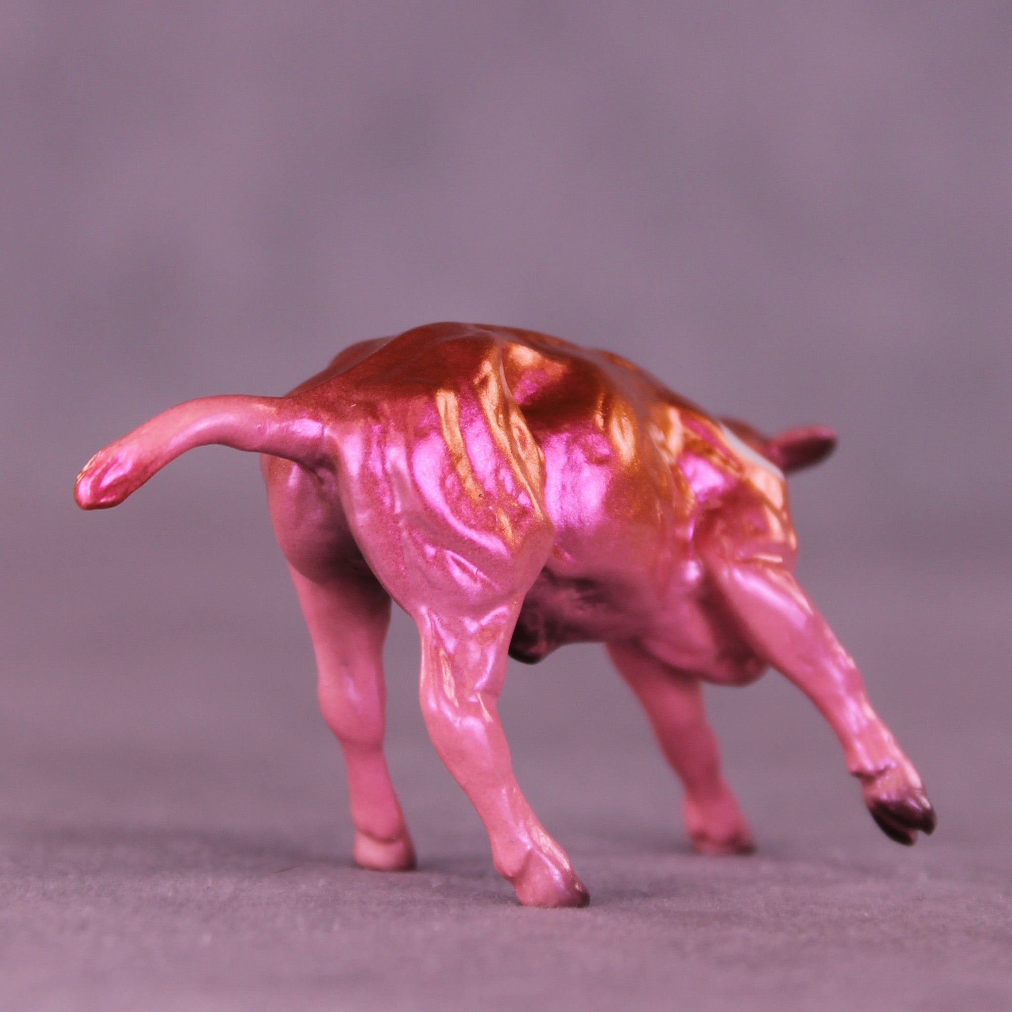Peace OOAK Chip Cow by Erin Corbett VV26