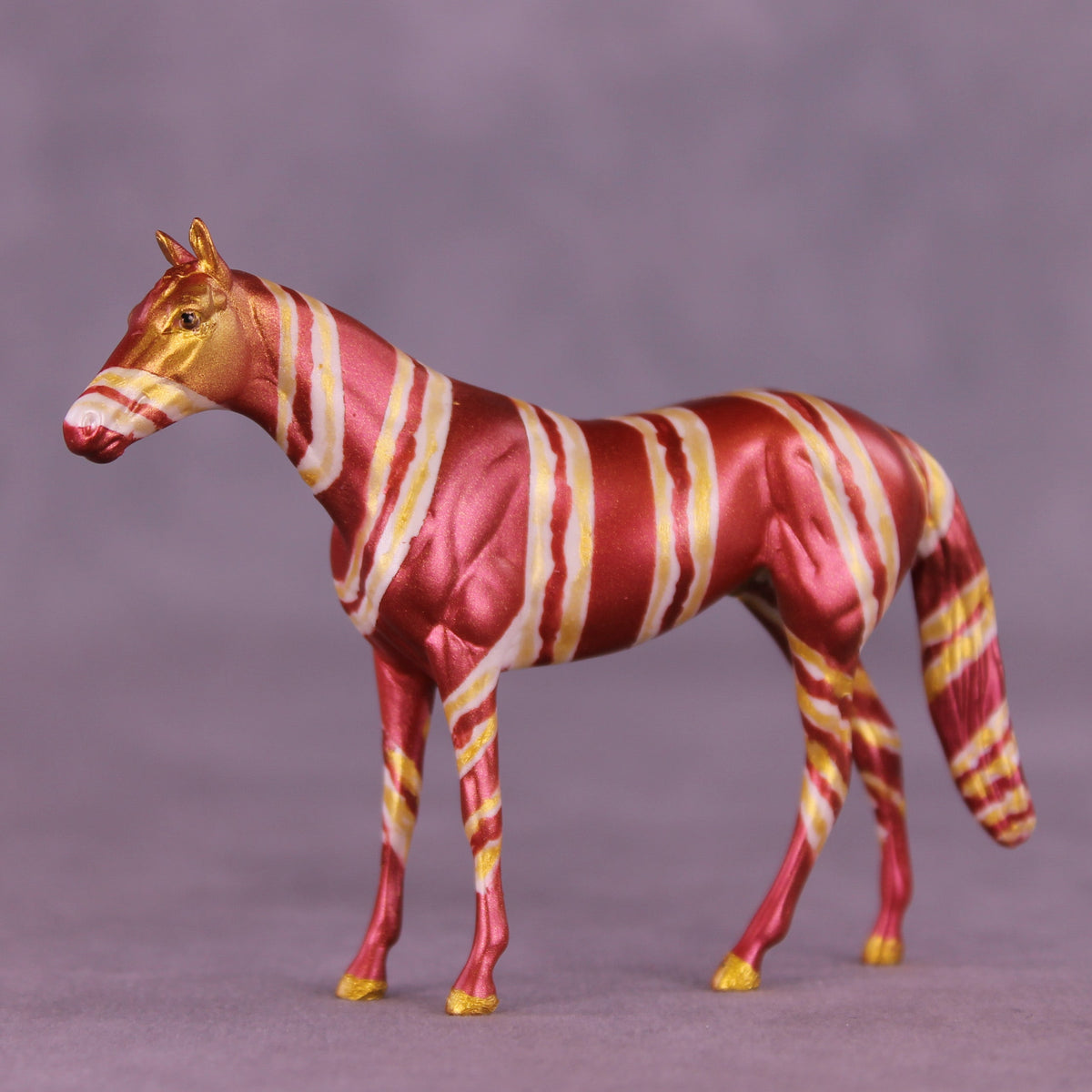 Peppermint Winter OOAK Chip Thoroughbred  by Anna Rieck HS25