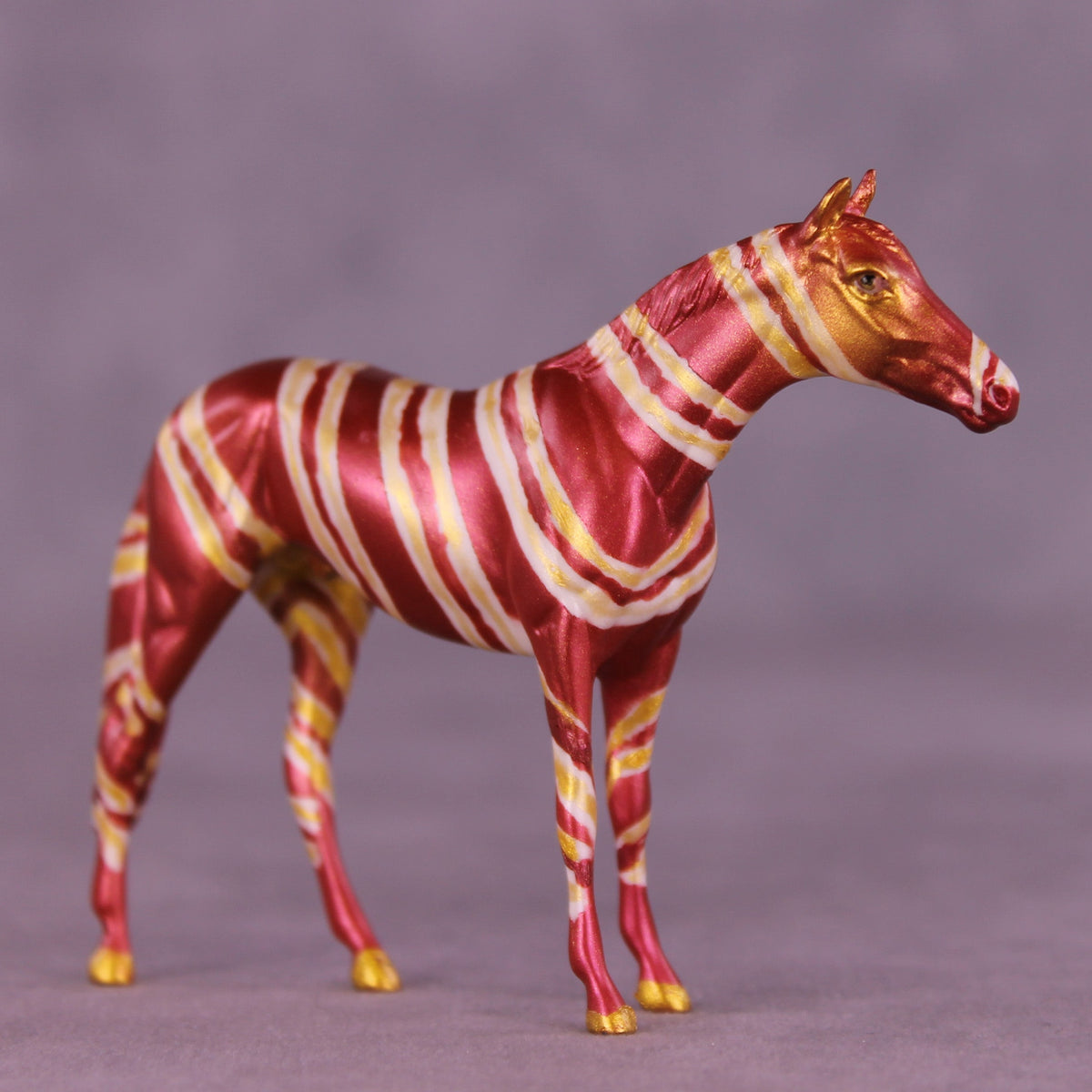 Peppermint Winter OOAK Chip Thoroughbred  by Anna Rieck HS25