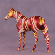 Peppermint Winter OOAK Chip Thoroughbred  by Anna Rieck HS25